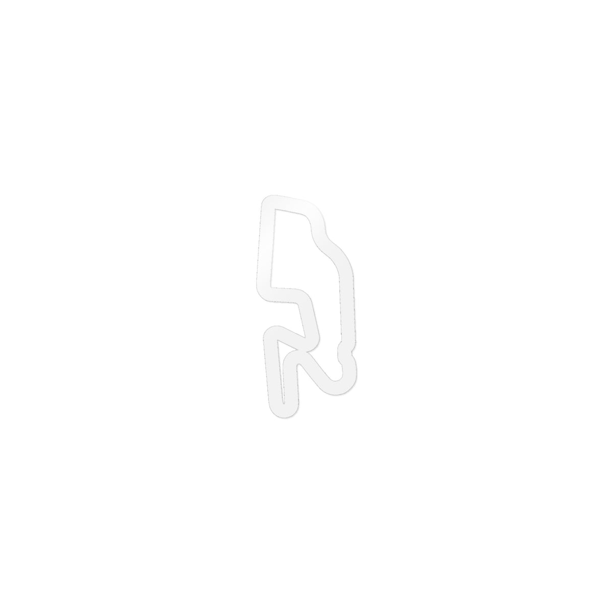 Watkins Glen Track Outline Sticker — 4 Inch