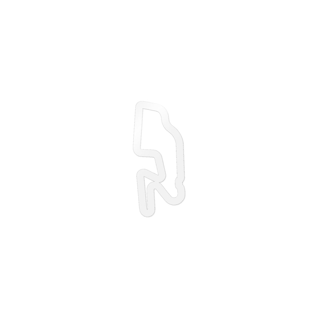 Watkins Glen Track Outline Stickers — 5-Pack (4 Inch)
