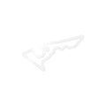 COTA Track Outline Sticker — 4 Inch