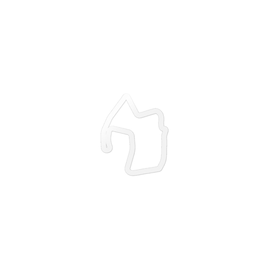 Laguna Seca Track Outline Sticker — 4 Inch