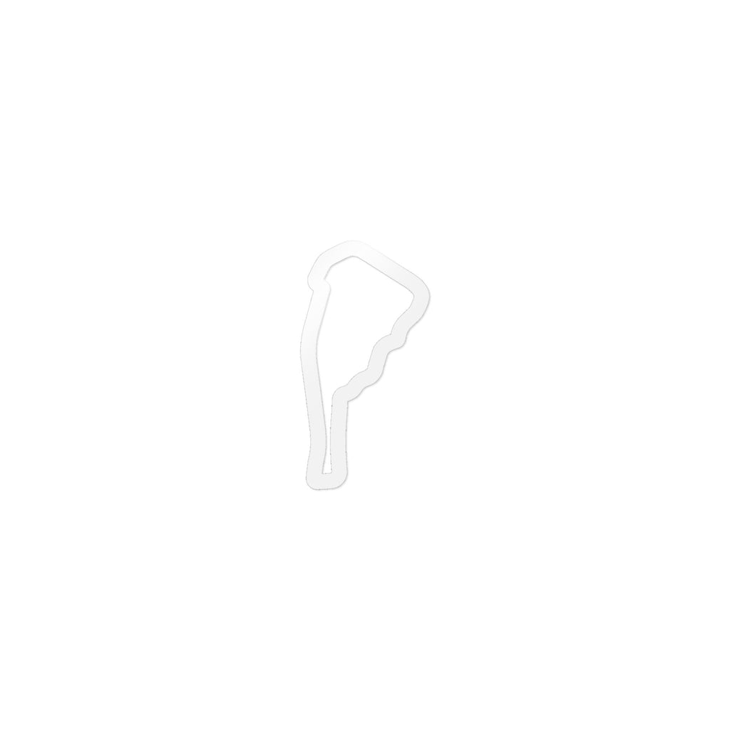 Road Atlanta Track Outline Stickers — 5-Pack (4 Inch)
