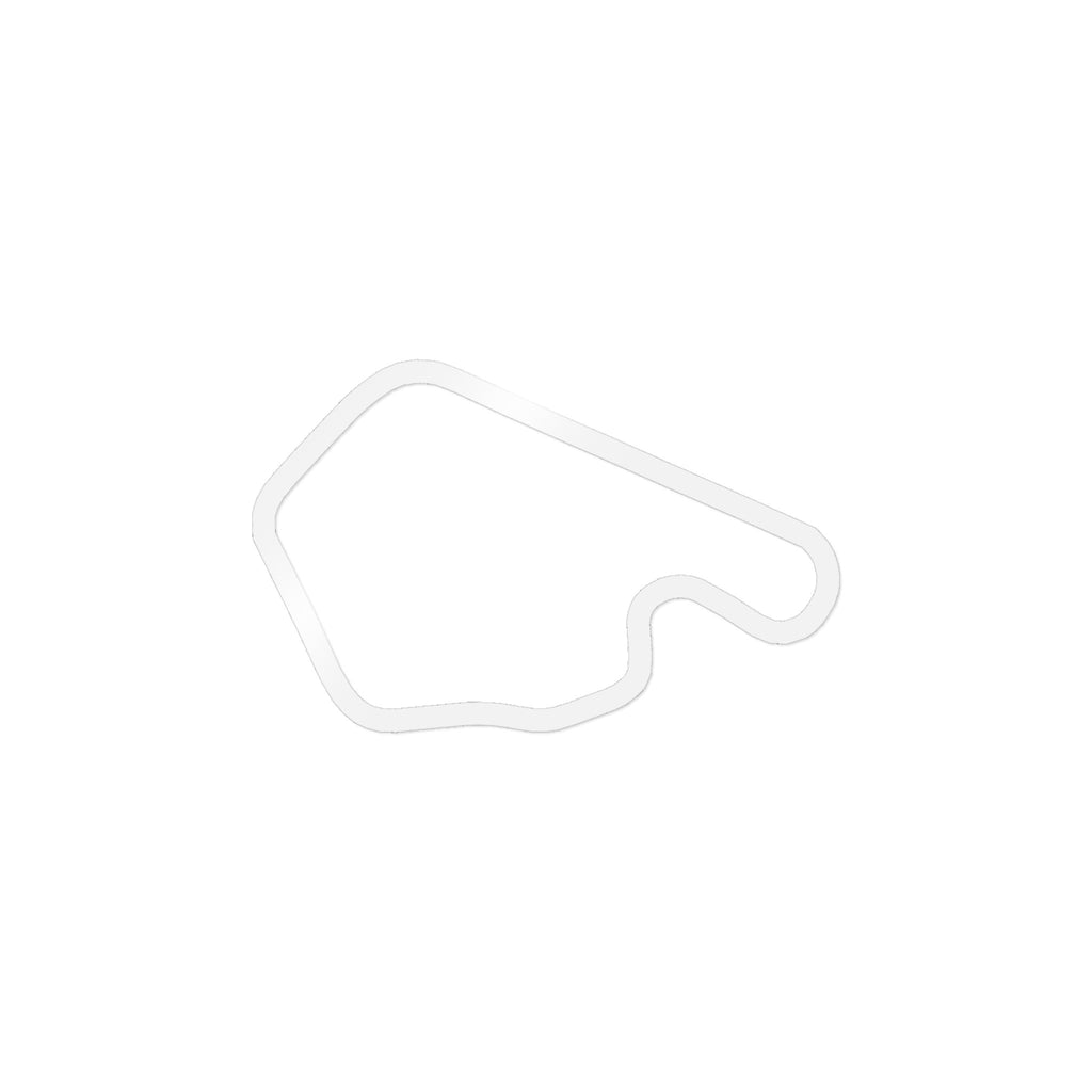 Lime Rock Track Outline Stickers — 5-Pack (4 Inch)