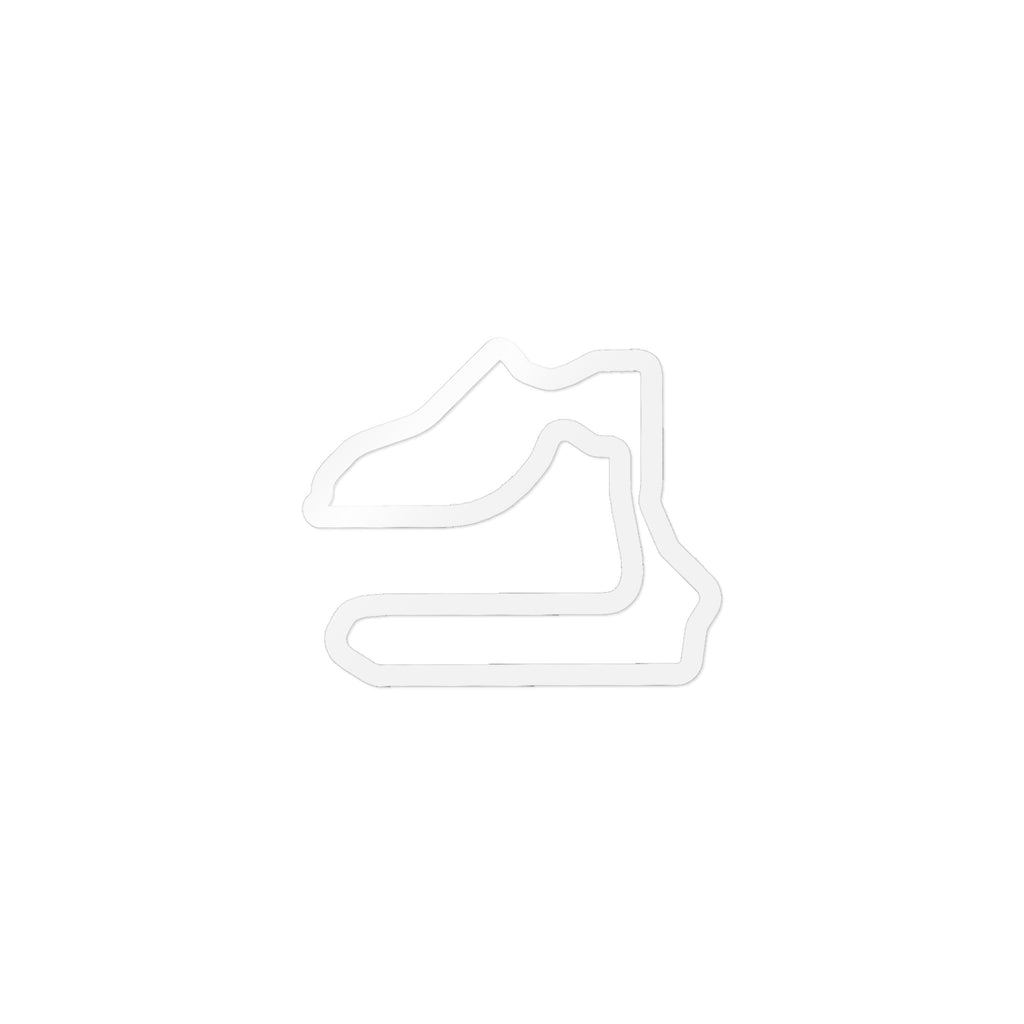 Sebring Track Outline Stickers — 5-Pack (4 Inch)