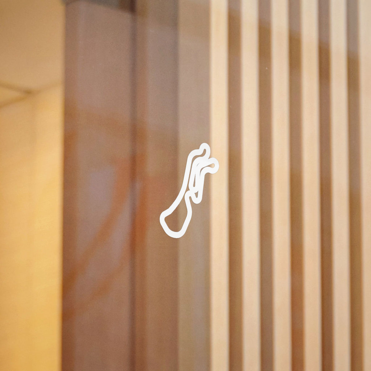 Palmer Track Outline Sticker — 4 Inch