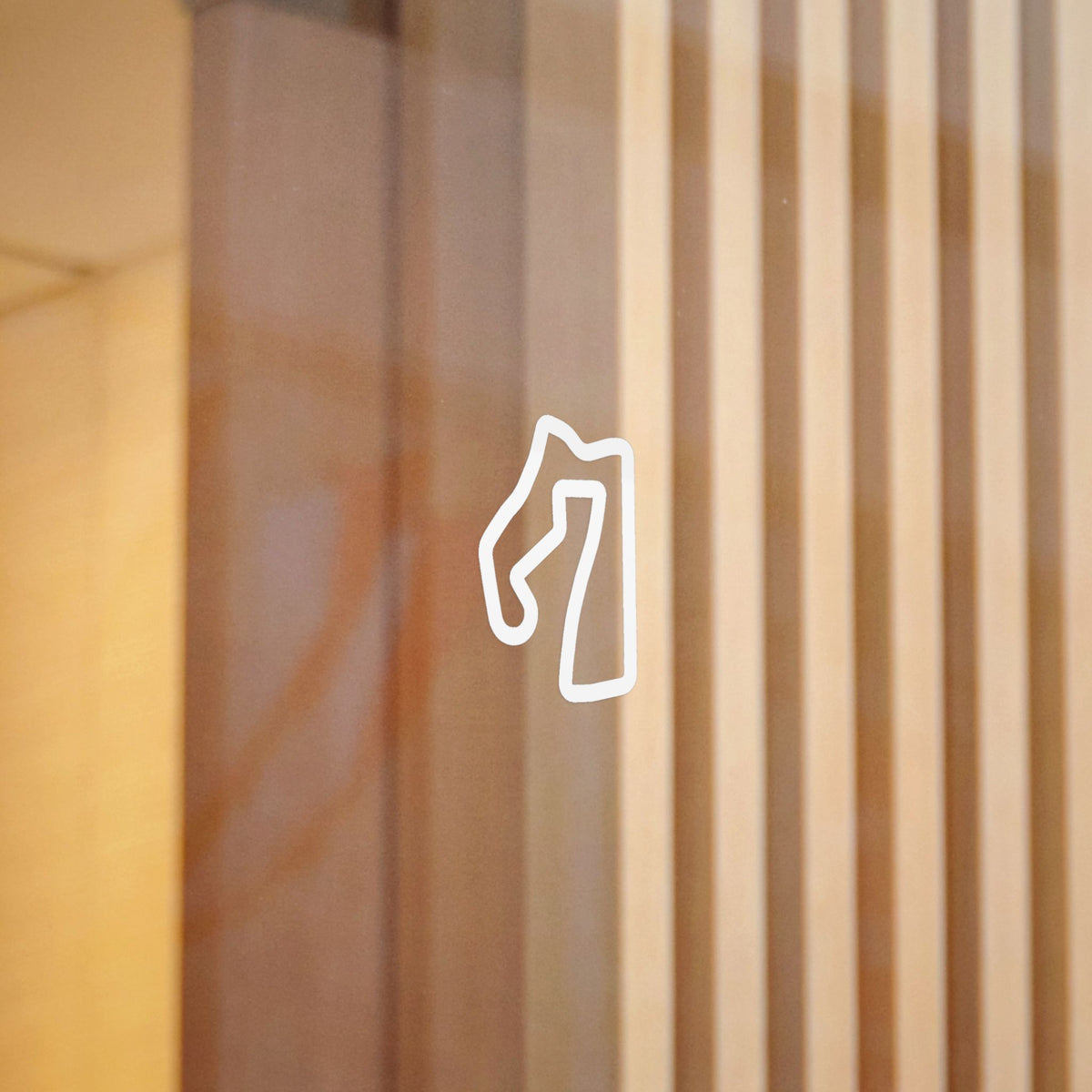 Road America Track Outline Stickers — 5-Pack (4 Inch)